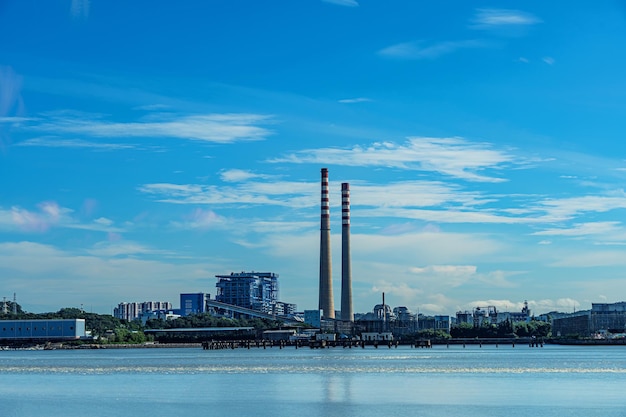 Shantou-elektriciteitscentrale, provincie Guangdong, China