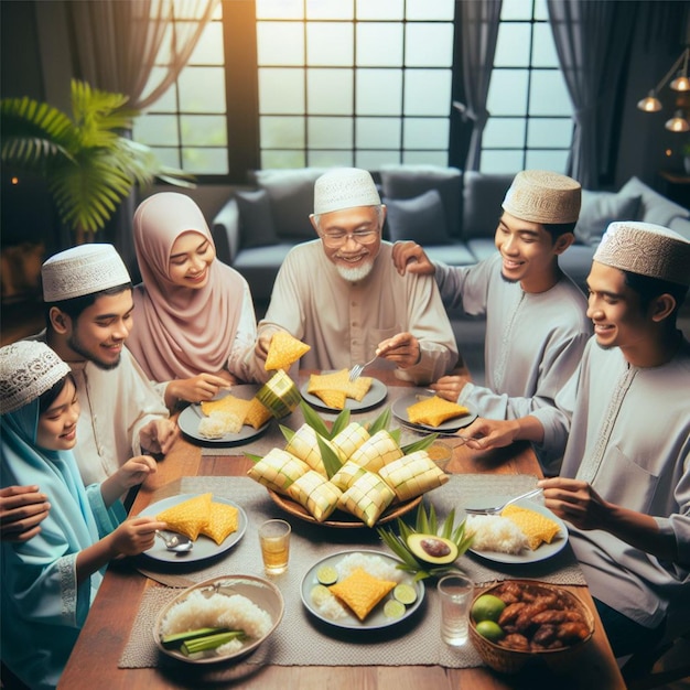 Sharing Eid alFitr Delights Around the Dinner Table
