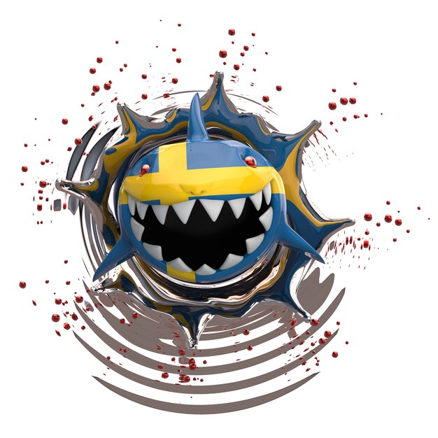 Shark concept - 3D Illustration