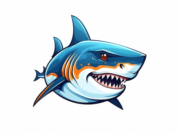 Shark creative logo vector illustration of shark