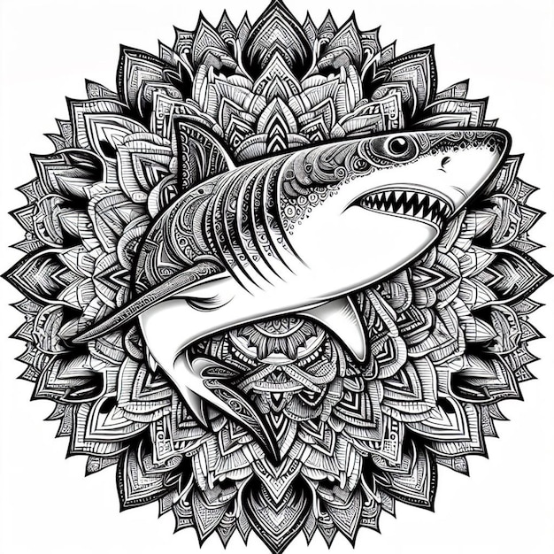 Shark Mandala