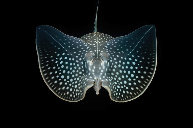 Shark ray fish closeup