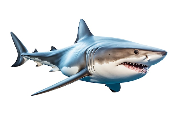 shark real photo hd picture white background