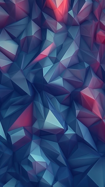 Sharp Angles in Dark Blue and Teal An Abstract Background in the Style of Dark Gray Generative AI