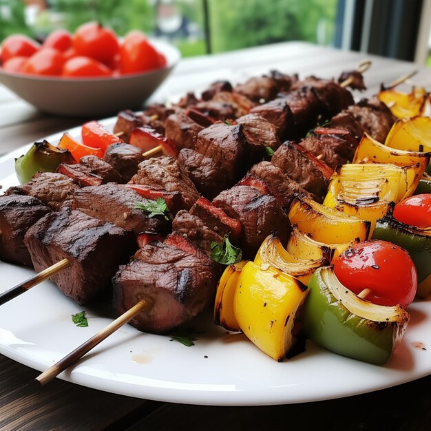 shashlik kabobs grilled skewers