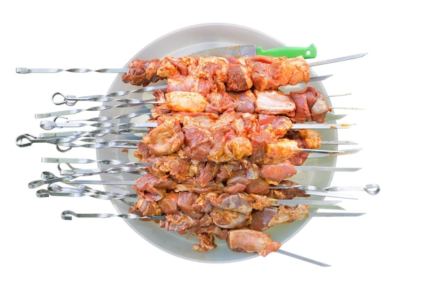 Shashlik raw