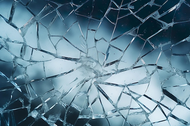 Shattered Broken Glass Background Texture