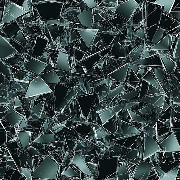 Shattered glass seamless pattern