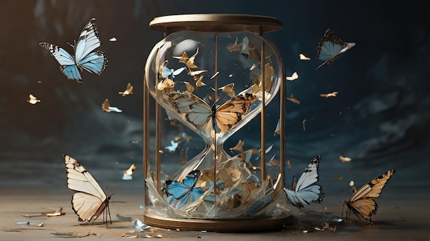 Shattered Hourglass and Butterfly Ballet