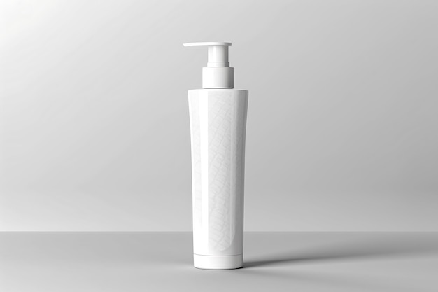 Shaving cream bottle isolated on transparent background