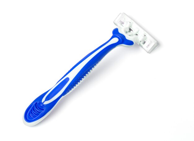 Shaving razor isolated