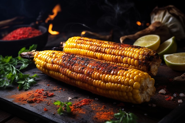 Shawarma Spiced Sweet Corn