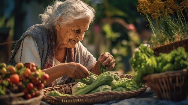 She prefers organic food