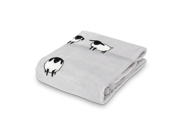 The sheep company grey blanket