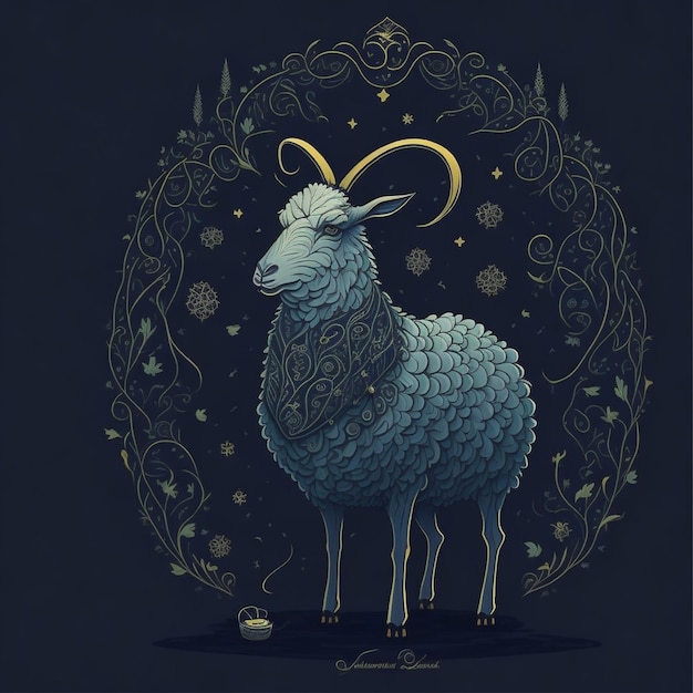 Sheep Poster print design