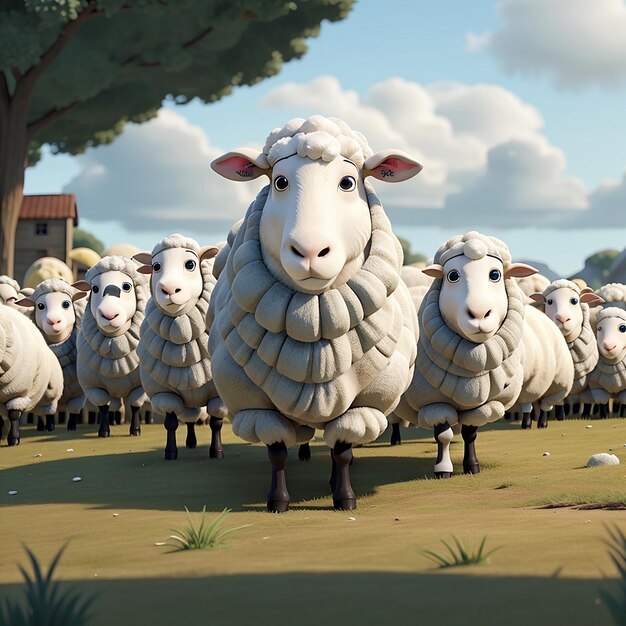 The sheep