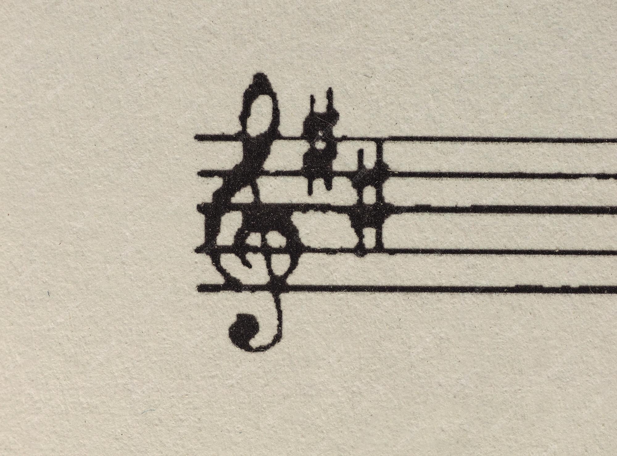 premium-photo-sheet-music-score