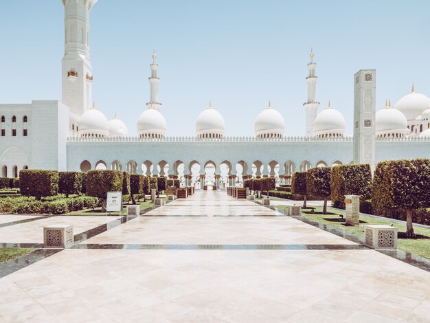 Moschea di sheikh zayed ad abu dhabi Foto Premium