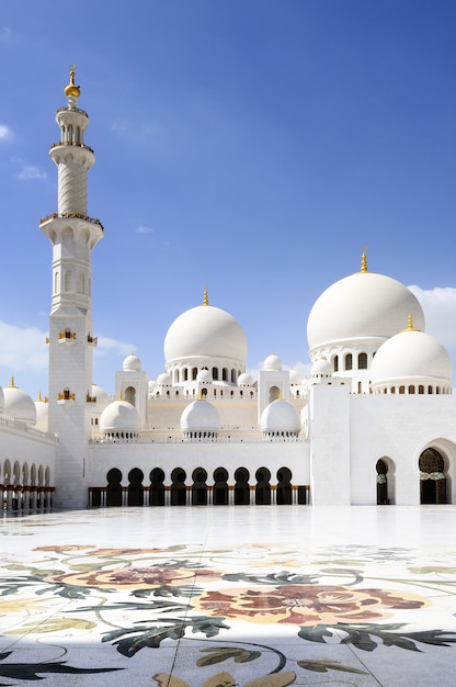 Sheikh Zayed Mosque in Abu Dhabi,