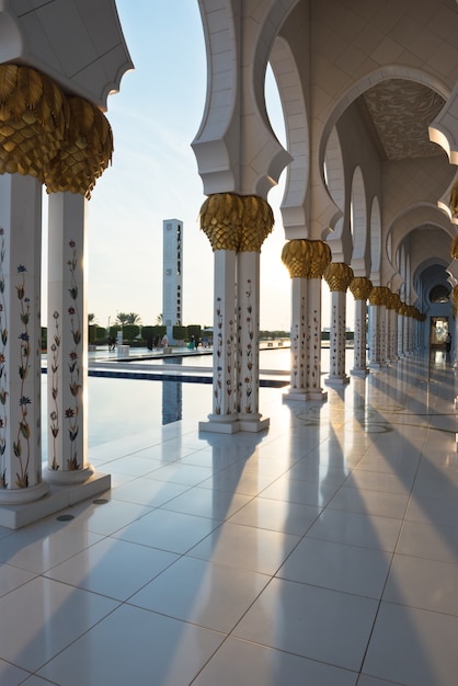 Sheikh Zayed White Mosque in Abu Dhabi, UAE