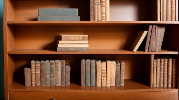 A shelf with books on it that says'the word " on it