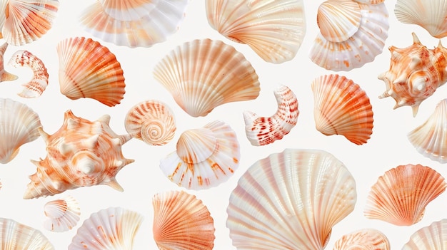shell pattern wallpaper