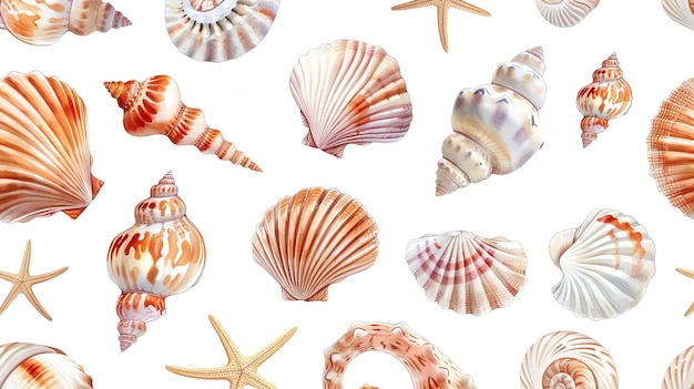 shell pattern wallpaper