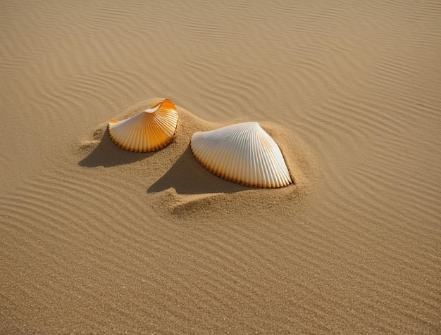 Shells on the beach