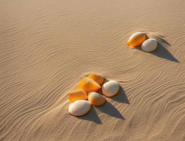 Shells on the beach