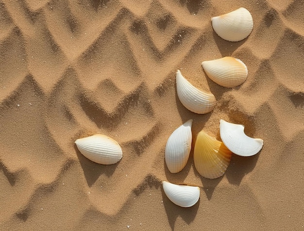 Shells on the beach