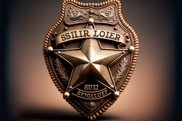 Foto sheriff-insigne politie-insigne ai