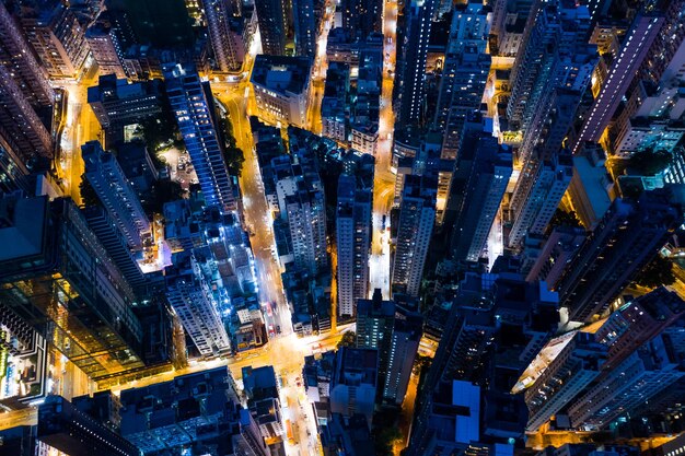 Sheung Wan, Hong Kong, 02 October 2018:- Hong Kong city at night