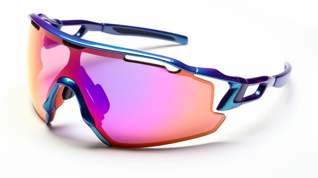 Shield Cycling Eyewear on White Background