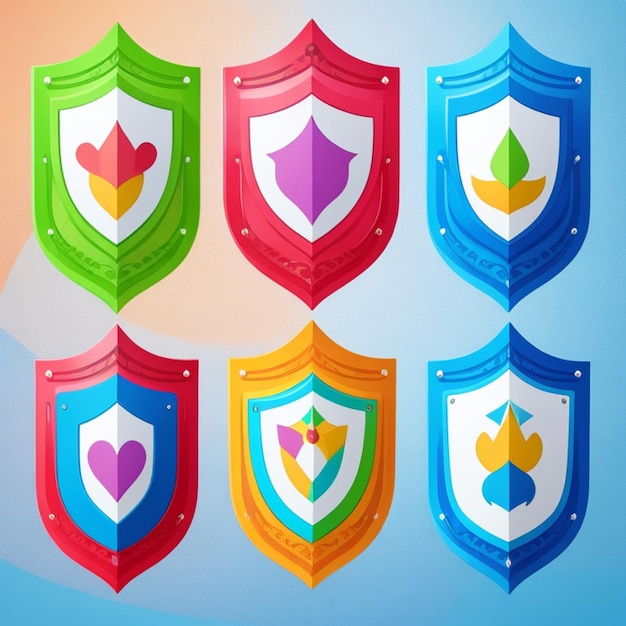 Shield Stickers