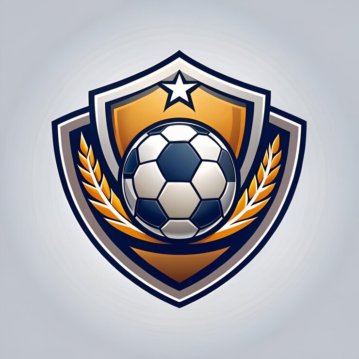 Photo サッカーボールと星の盾