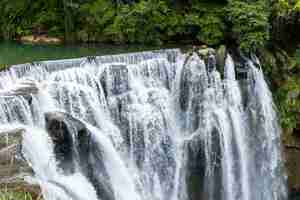 Photo shifen waterfall nature landscape of taiwan