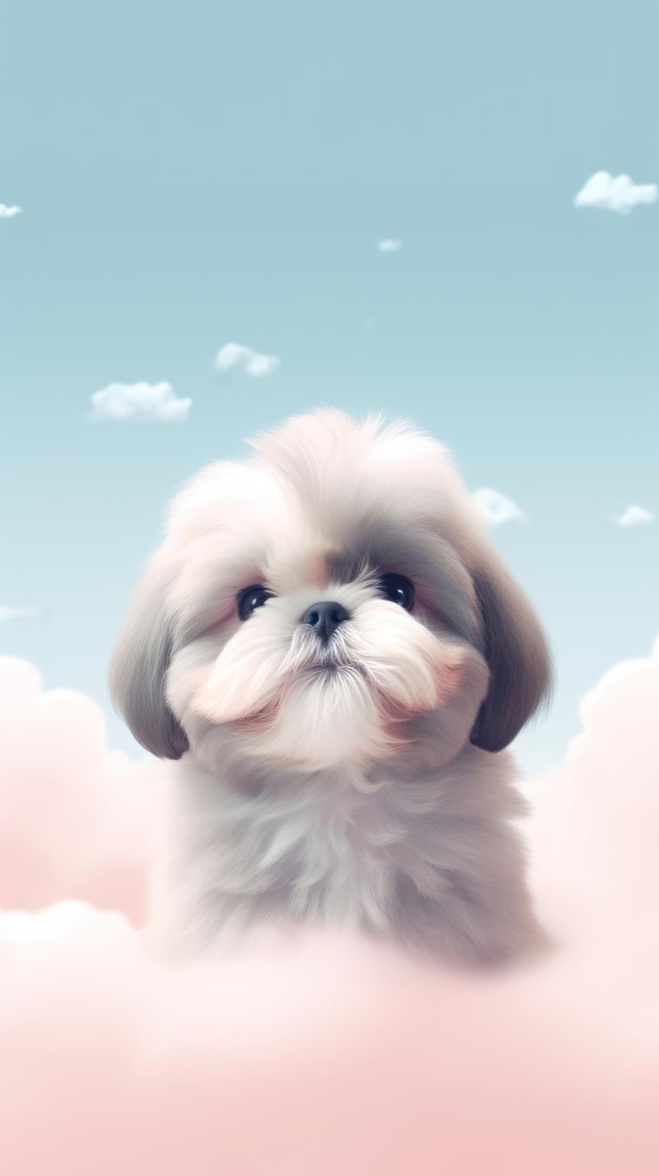 Photo shih tzu 개 동물 개 포유류