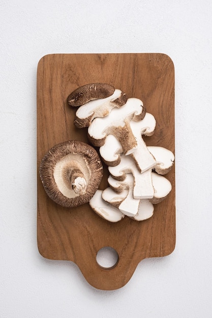 Photo shiitake mushrooms