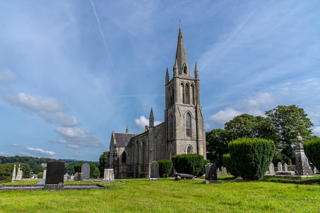 Shillelagh kerk en begraafplaats, County Wicklow.