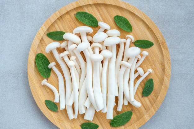 Shimeji white beech mushrooms