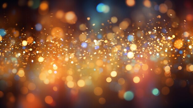 Photo shimmering bokeh background