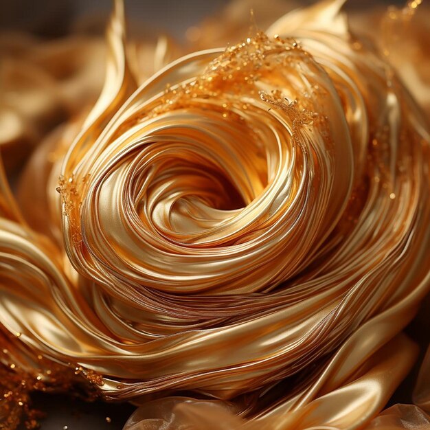 Shimmering Gold Symphony Gold Background Image