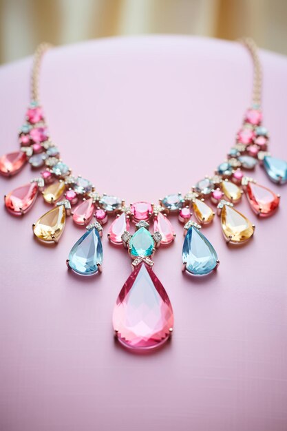 Photo shimmering jewels of summer barbiecore embracing sparkling glamour