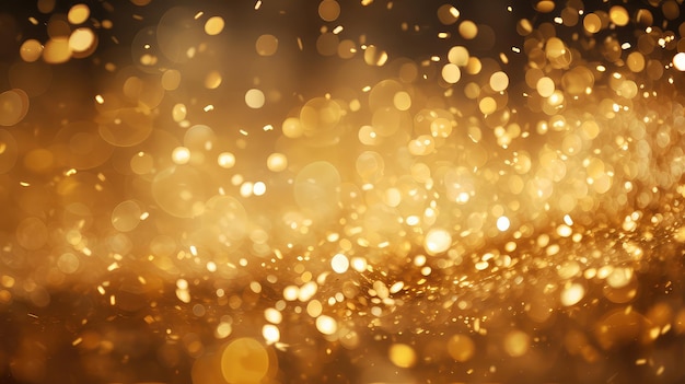 Shine golden glitter background