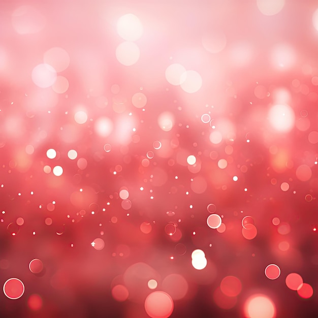 Shining abstract red background bokeh effect blur gradient