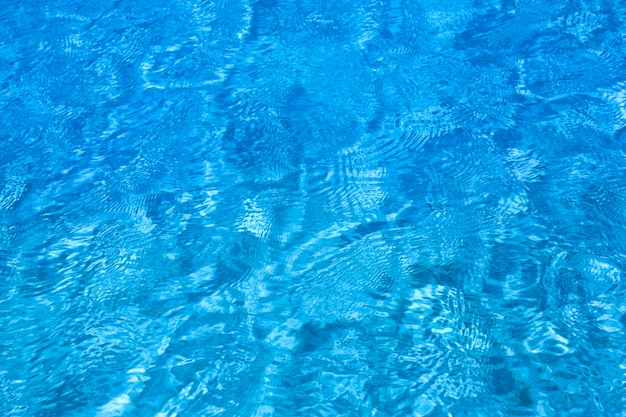 Shining blue water ripple