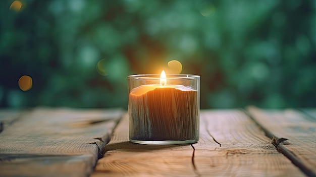 изображение сияющей свечи