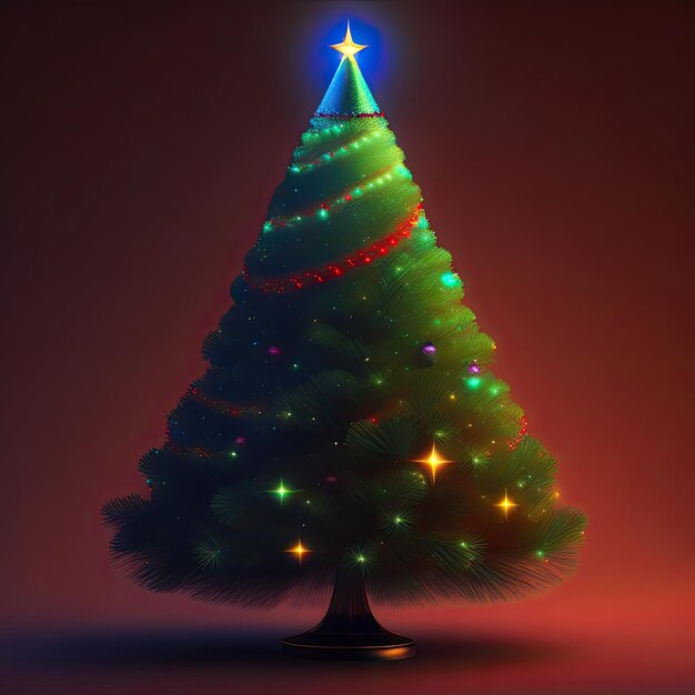 Shining Christmas tree