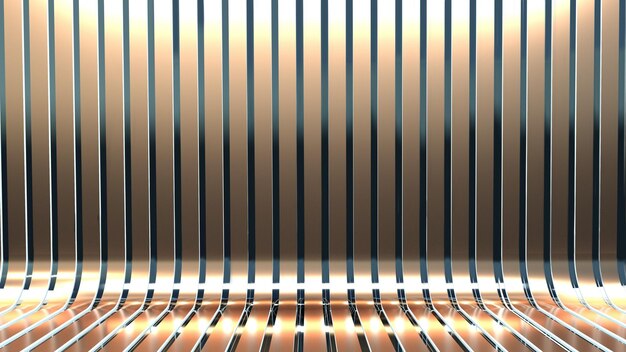 Shinning gold metal strip background Gold background Art nouveau background