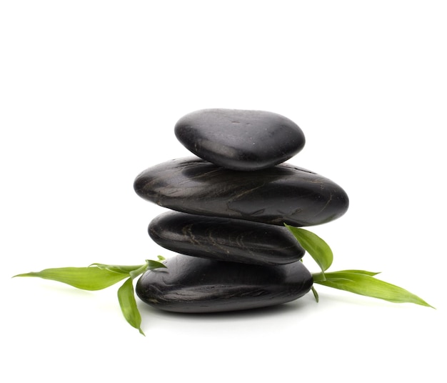 Shinny pebbles balance Spa and healthcare concept